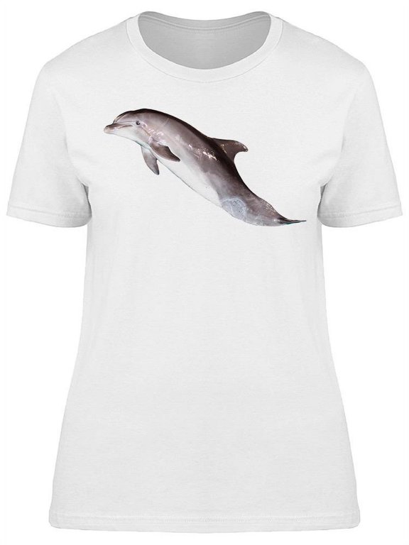 Dolphin Jumping To The Water T-Shirt Women -Image by Shutterstock, Female Large