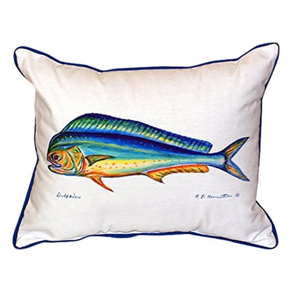 Dolphin Large Indoor/Outdoor Pillow 16x20