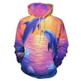 thumbnail image 1 of Dolphin Marine Life 3d Sweatshirts Hoodie Fashion Casual Personality Men's Women Street Hoodie Pullovers Long Sleeve Comfortable Top, 1 of 6