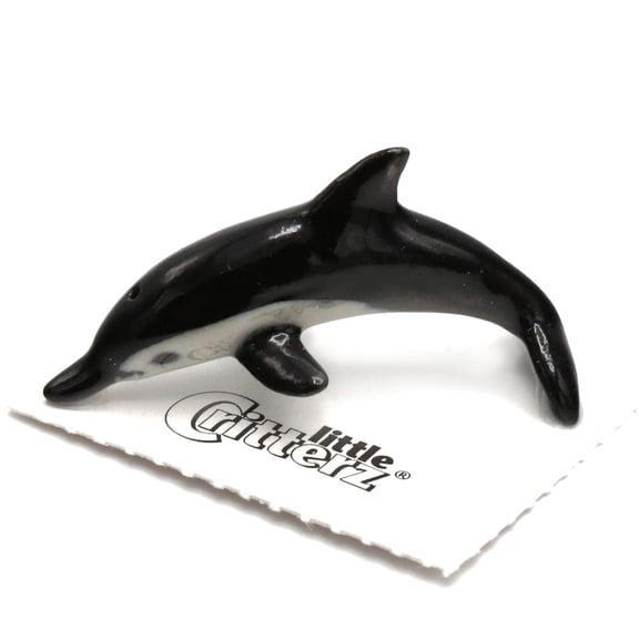 Dolphin - Miniature "Bullet" - miniature high fired porcelain figurine