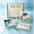 thumbnail image 1 of Dolphin Mosaic Art Kit, DIY Ocean Animal Mosaic Craft Set for Kids, All-in-One Handmade Art Supplies, Creative Birthday Gift, 1 of 4