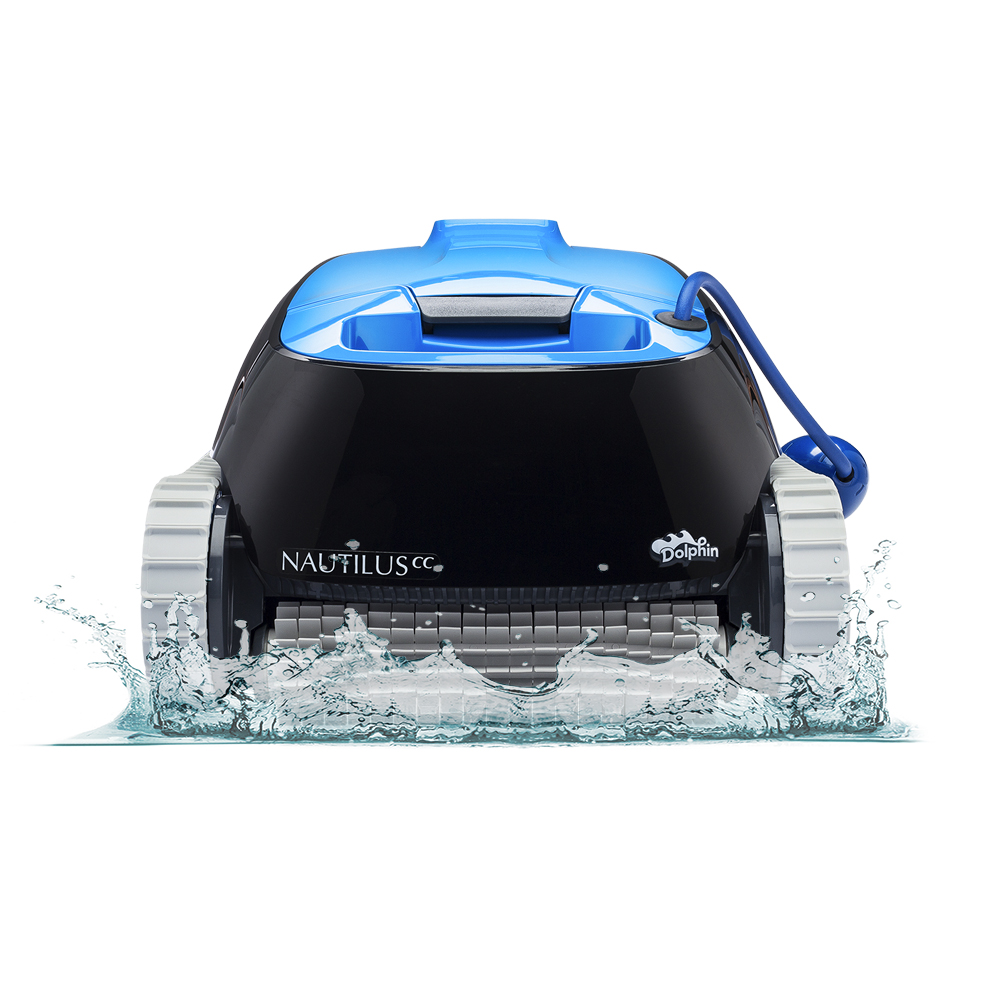 Dolphin Nautilus CC Automatic Robotic Pool Cleaner - Ideal for Above and In-Ground Swimming Pools up to 33 Feet - with Large Capacity Top Load Filter Basket - image 1 of 8
