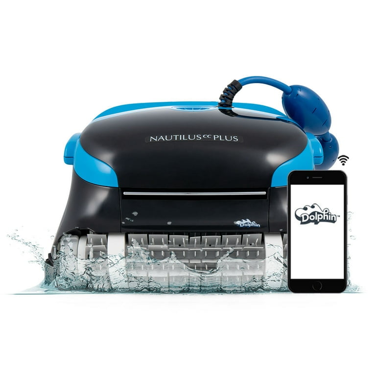 Dolphin Nautilus CC Plus Automatic Robotic In Ground Pool Vacuum Cleaner with Wi Fi Top Load Filter Up to 50 Feet Walmart