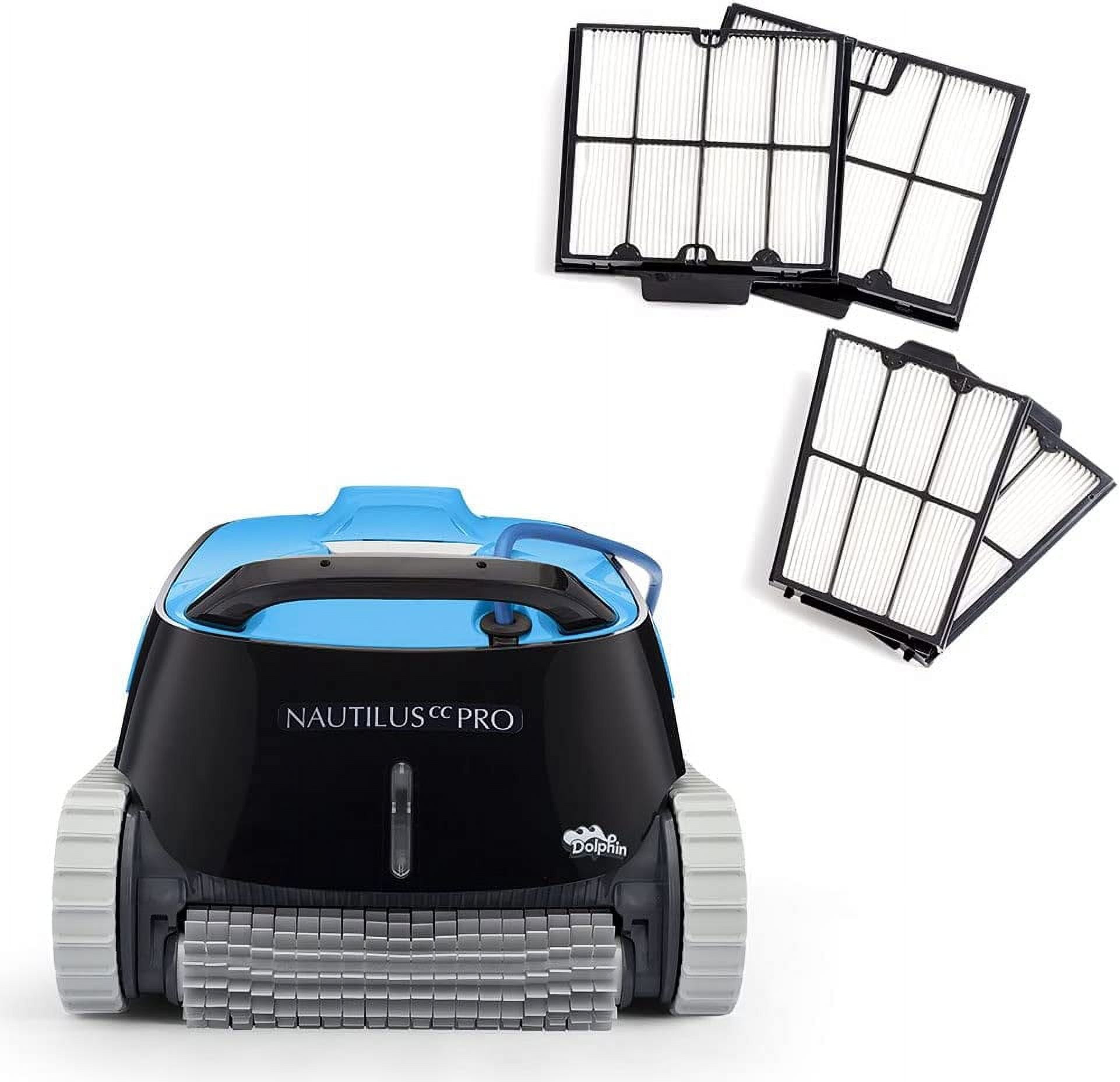 Dolphin Nautilus CC Pro Robotic Pool Automatic Pool Cleaners with WiFi Control, Pools Up To 50 FT