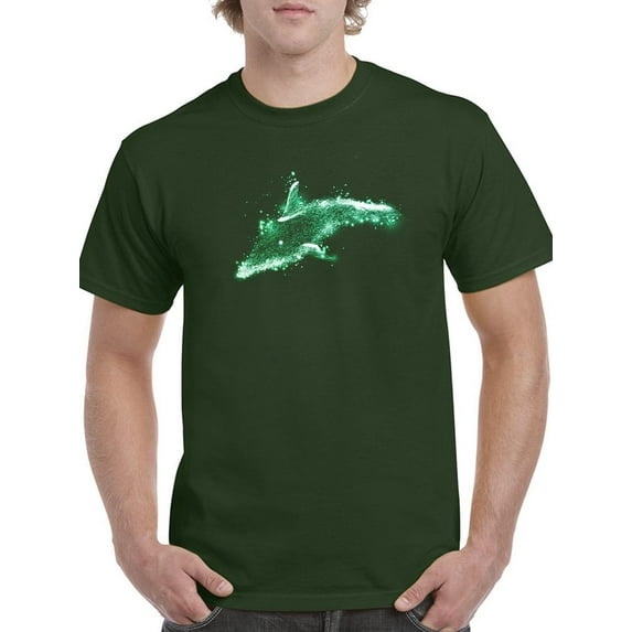 Dolphin Neon T-Shirt Men -Image by Shutterstock, Male Medium