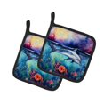 thumbnail image 1 of Dolphin Pair of Pot Holders, 1 of 5