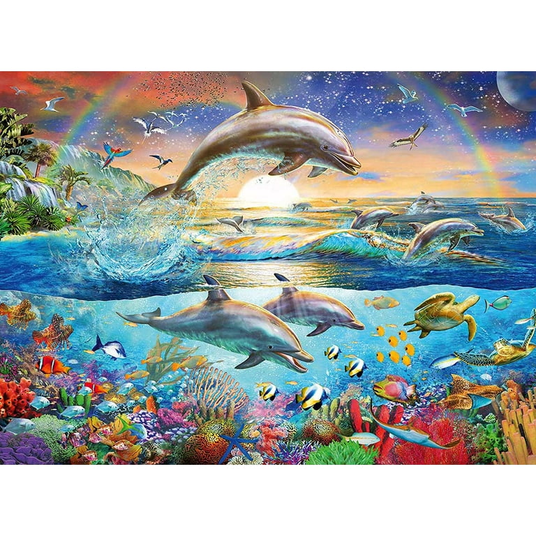 Dolphin Paradise Puzzle - 300 piece Dolphin Paradise Puzzle - 300 piece