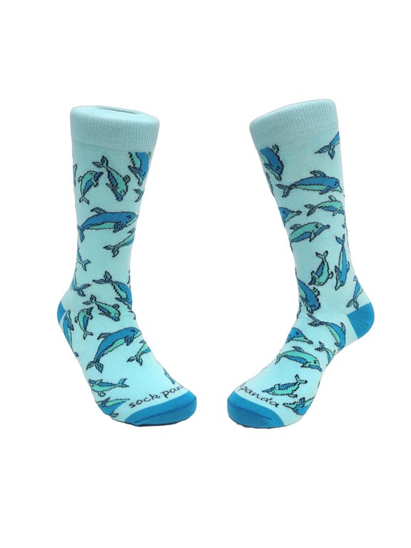 Dolphin Pattern Socks from the Sock Panda (Adult Medium - Women's Shoe Sizes 5-10)