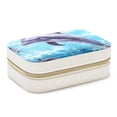 thumbnail image 1 of Dolphin Portable Velvet Travel Organizer with Removable Compartment – Earring Holder & Necklace Stand – Gift, 1 of 7