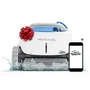 Dolphin Proteus DX5i Robotic Pool Vacuum Cleaner with Wi-Fi Control — Wall Climbing Capability — Powerful Waterline Scrubbing — Ideal for All Pool Types up to 50 FT in Length 99996212-LSWIF