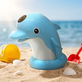 Dolphin Rechargeable Automatic Water Pump, Outdoor Swimming Pool Fountain Sprayer, Fun Summer Aquatic Play Accessory