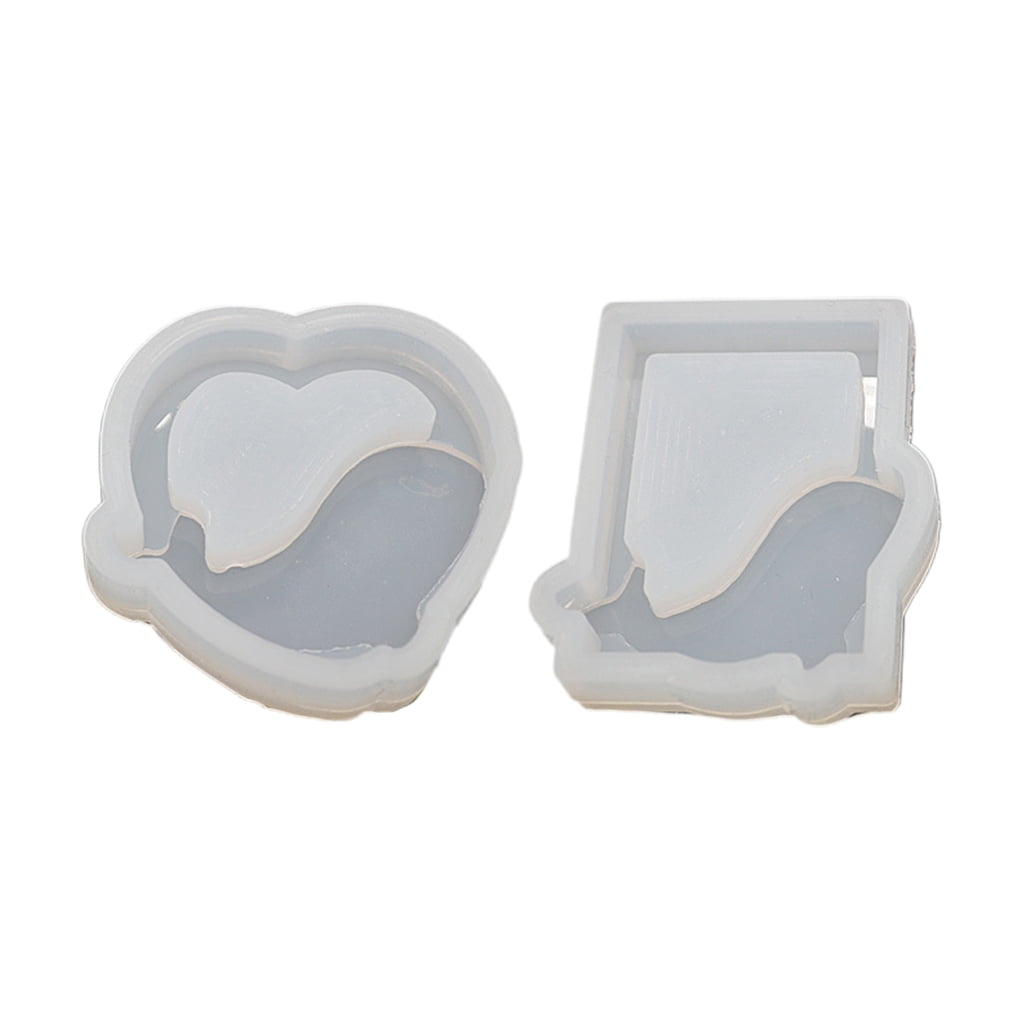 Dolphin Resin Shaker Mold,Silicone Quicksand Mould Resin Shaker Molds Resin Epoxy Casting Shaker