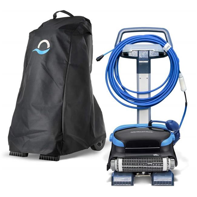 Dolphin Robotic Pool Cleaner Caddy Cover - Black - Heavy-Duty Protection