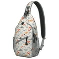 thumbnail image 1 of Dolphin Sling Bag - Cute Baby Blue Cartoon Chest Bag for Daily Commuting - Minimalist & Versatile Wear, 1 of 4