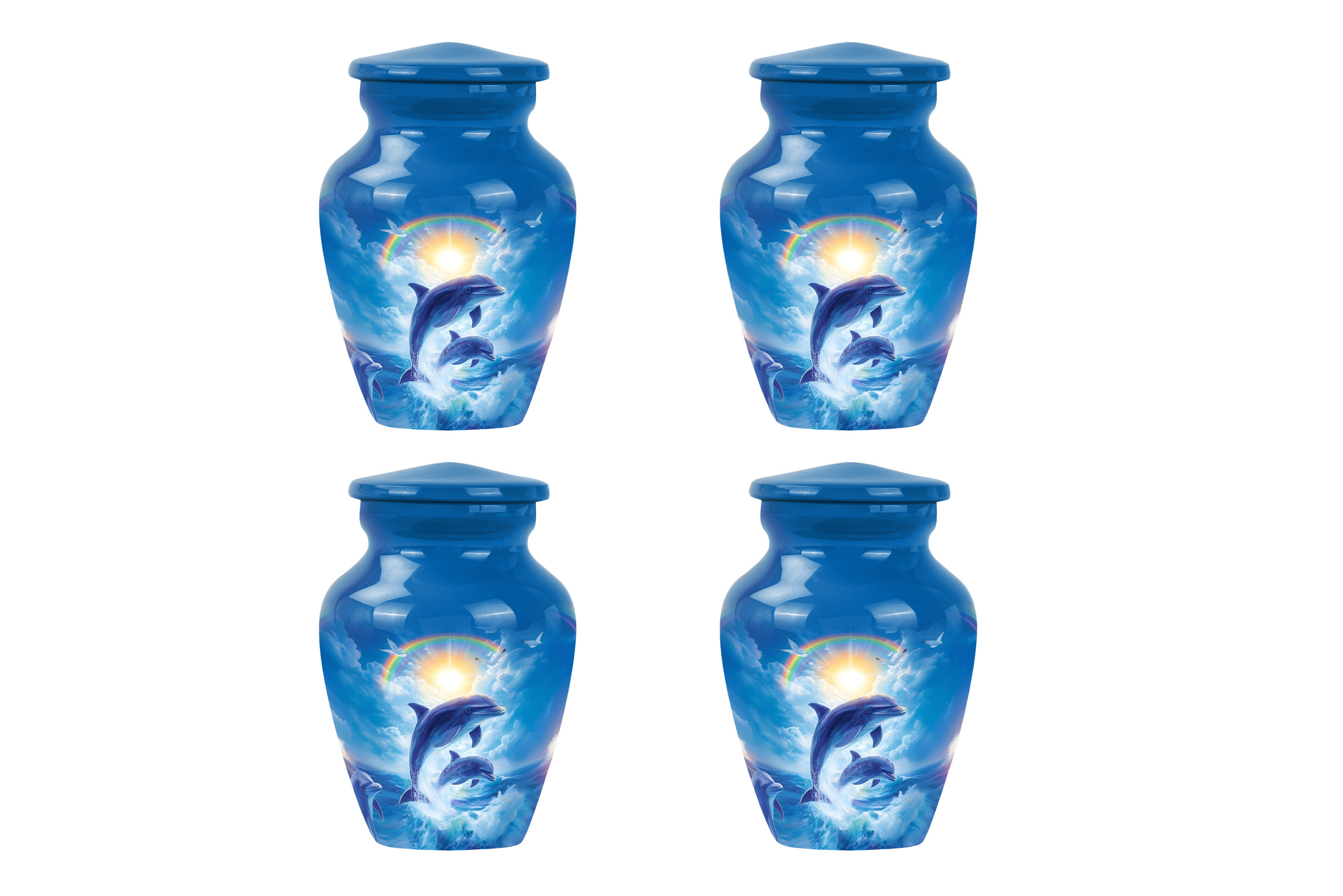 Dolphin Small urns for Human Ashes, Cremation Urn for Ashes for Women