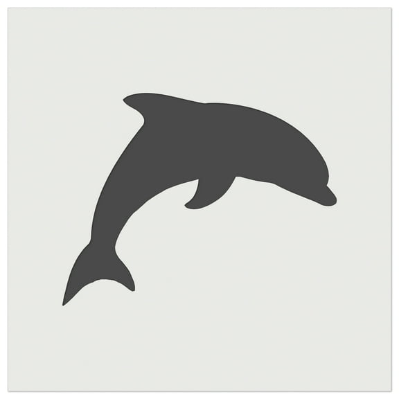 Dolphin Solid DIY Cookie Wall Craft Stencil - 4.5 Inch