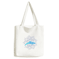 thumbnail image 1 of Dolphin Sound Swimng Sea Tote Canvas Bag Shopping Satchel Casual Handbag, 1 of 3