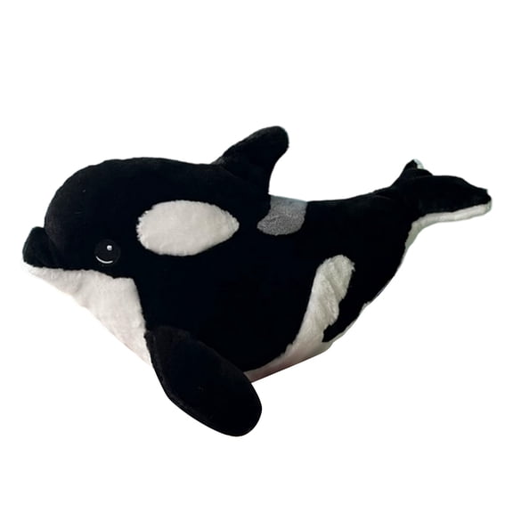 Dolphin Stuffed Animals Plush Pillow - 7 inch Super Soft Sea Animal Plush Toys Dolls Birthday Gift for All(Black)