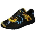 thumbnail image 1 of Dolphin Sunflower Hippie Shoes Sneakers for Women Men Black Size 11, 1 of 7