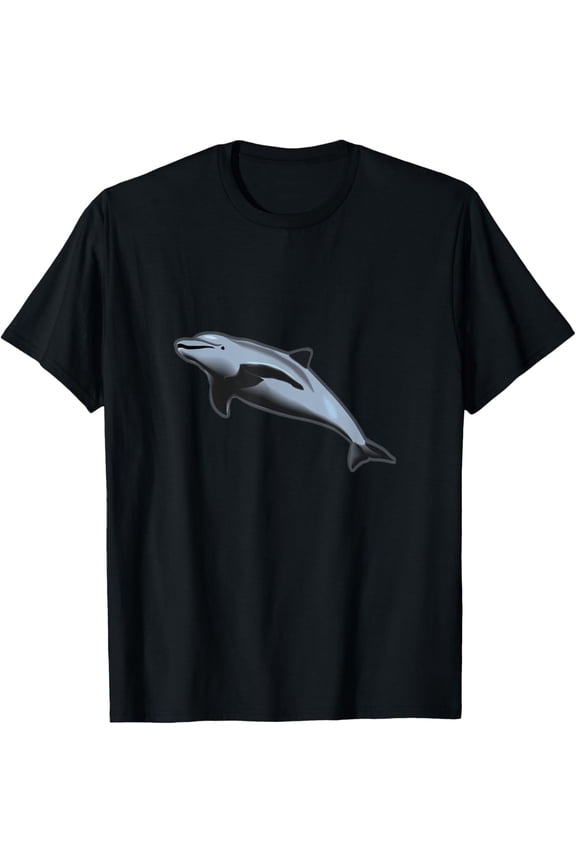 Dolphin T-Shirt men and women can wear, black, white, gifts