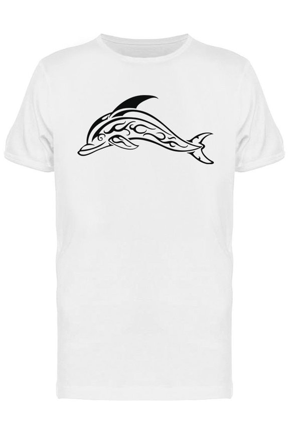 Dolphin Tattoo Design T-Shirt Men -Image by Shutterstock, Male Medium