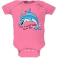 thumbnail image 1 of Dolphin This is What Cute Looks Like Soft Baby One Piece Raspberry 18 Month, 1 of 1