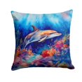 thumbnail image 1 of Dolphin Throw Pillow 14 in x 14 in, 1 of 17