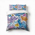 thumbnail image 1 of Dolphin Under The Sea Ocean Animals Bedding Set 3 Pcs Soft Microfiber Quilt Cover For Bedroom Decor, Comforter Cover With 2 Pillowcase, 1 of 5