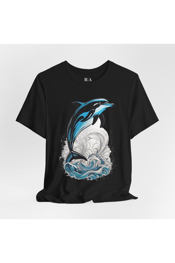Dolphin's Dance - Premium Jersey Cotton Graphic Tee