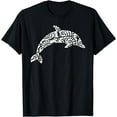 thumbnail image 1 of Dolphin with pattern T-Shirt, 1 of 3