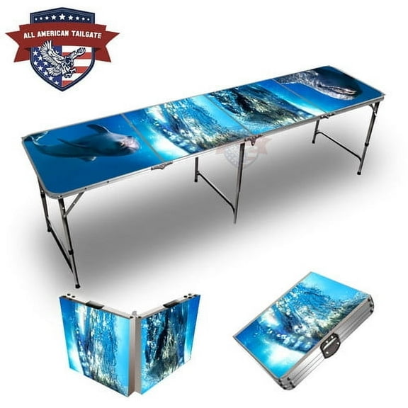 Dolphins 8ft Tailgate Tables