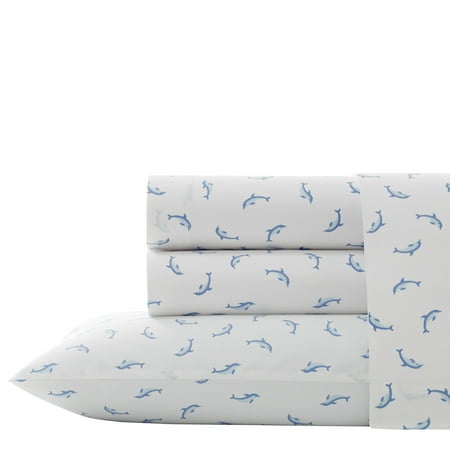 Dolphins Blue Sheet Set, Queen