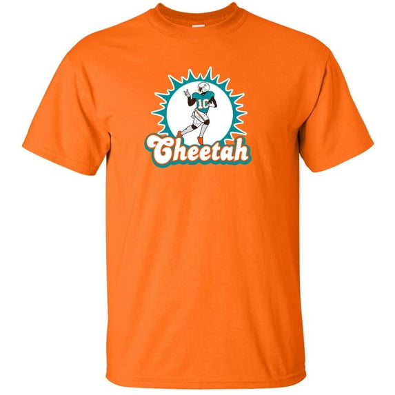 Dolphins Cheetah Tyreek Hill Logo T-shirt