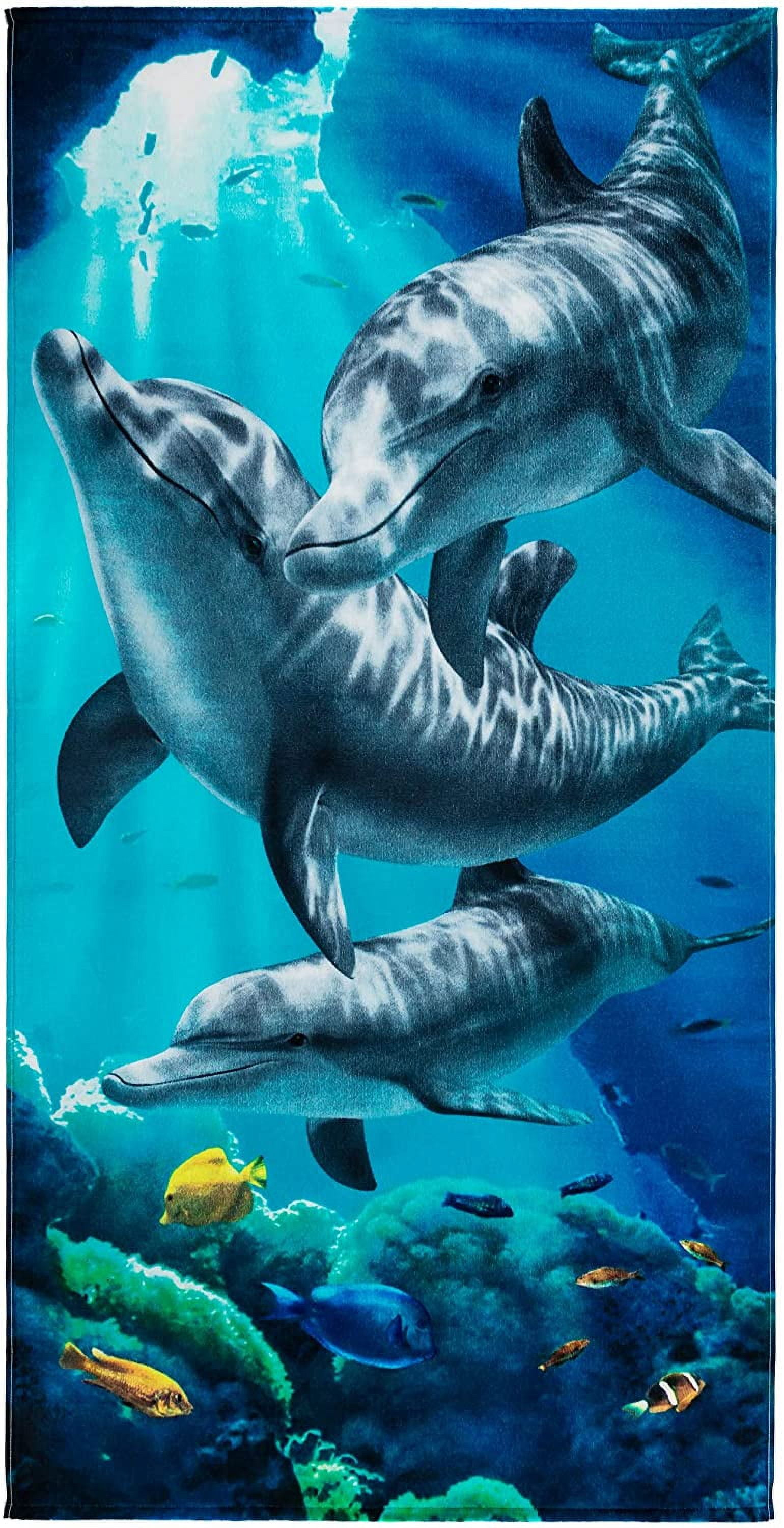 A to Z Towels Dolphins Cove Beach Towel