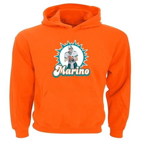 Dolphins Dan Marino Logo Hooded Sweatshirt