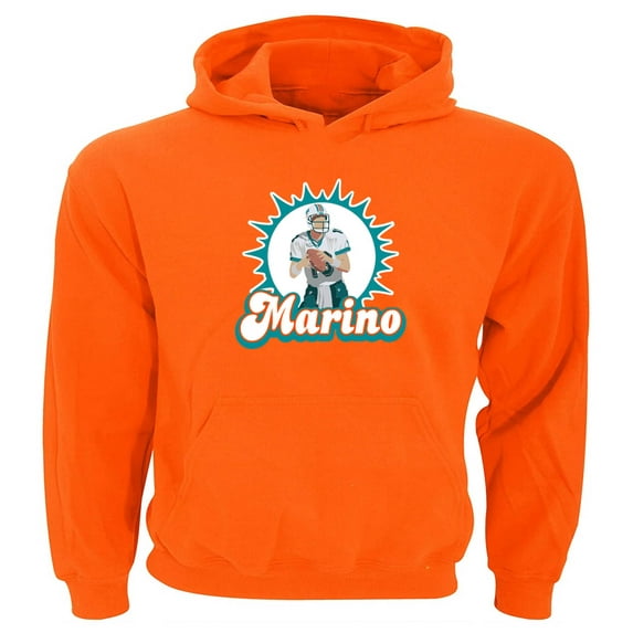 Dolphins Dan Marino Logo Hooded Sweatshirt