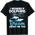 thumbnail image 1 of Dolphins Dream About Me Too Whisperer Marine Biologist Zoology Unisex Softstyle T-Shirt,Black Color,Size YS, 1 of 5
