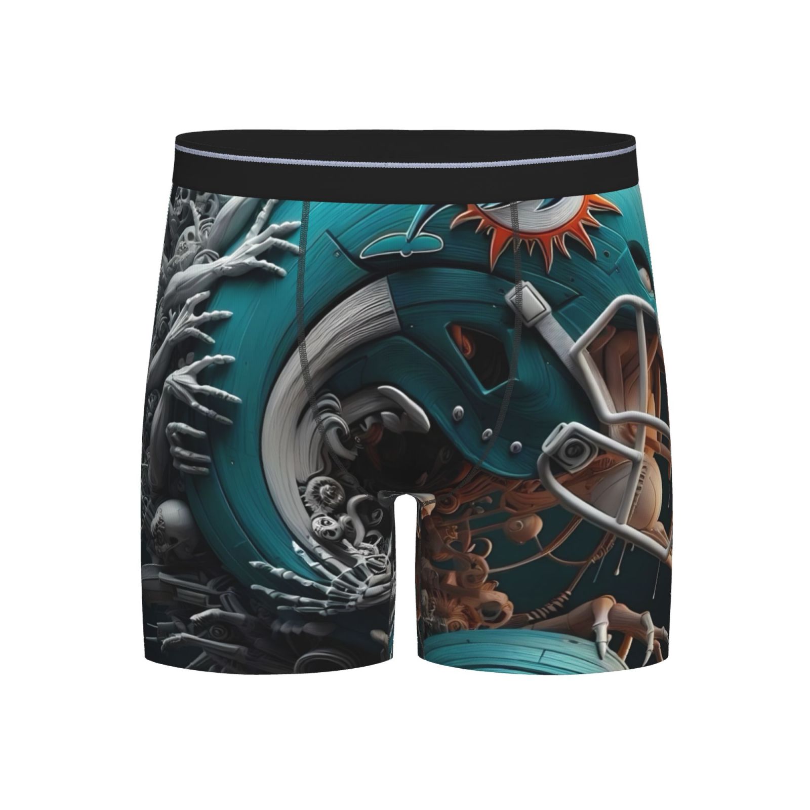 Funny Bottlenose Dolphin Women's Underwear - Cotton Briefs With Cute Dolphin Print, Comfortable Everyday Panties