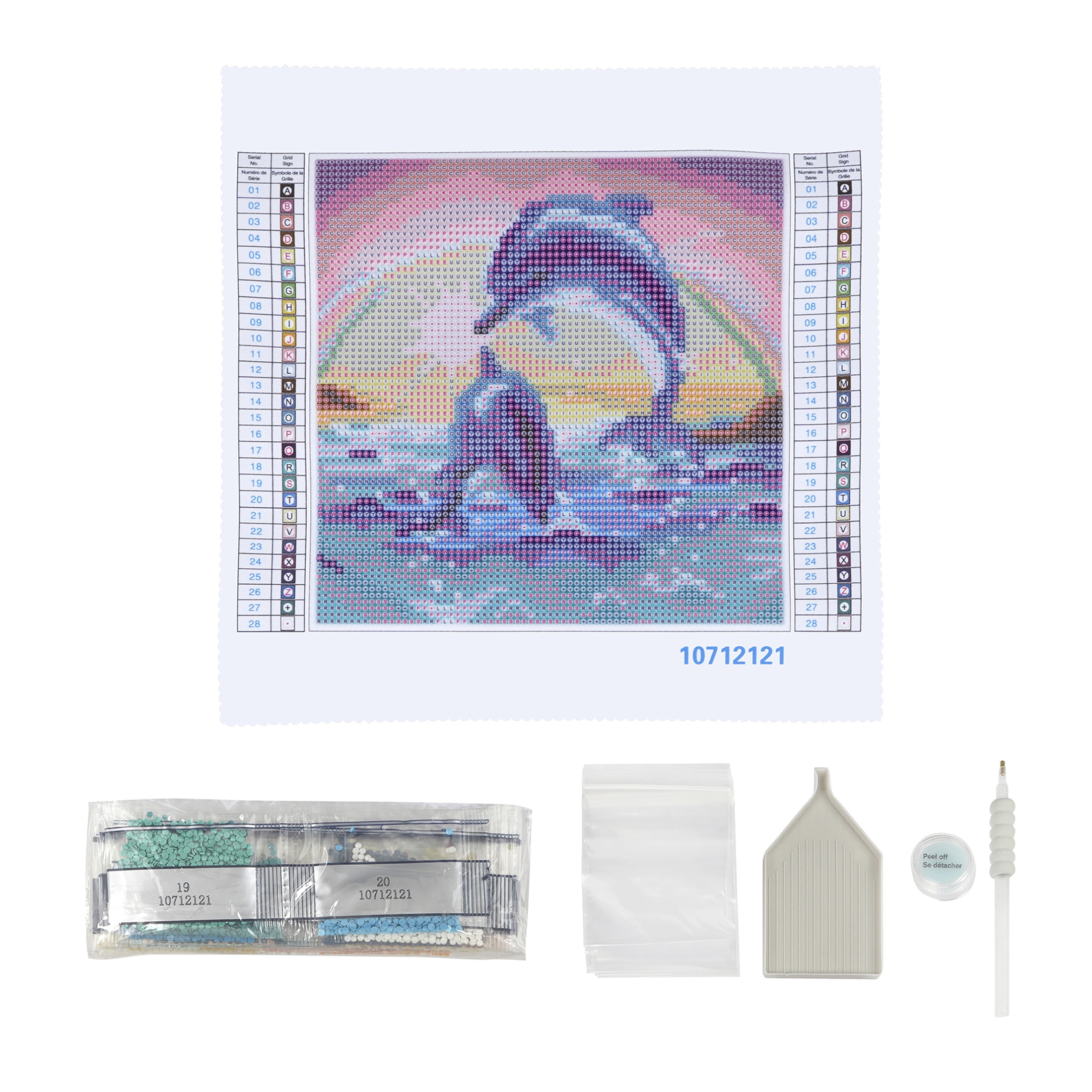 Dolphins Painting Diamond Art Kit by Make Market – Full Drill with Gems & Tools - 8" x 8" Canvas - 6 Pack