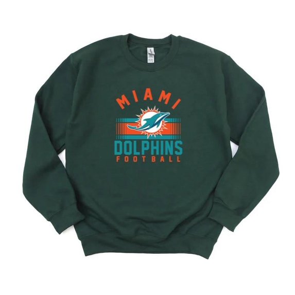 Dolphins Prime Time Football Fan Sports Starter Vintage Aqua Retro SweatShirt Unisex, up to 5XL