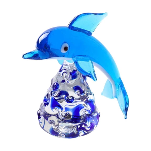 Dolphins Statue Home Office Collectible Bedroom Living Room Dolphin Figurine C
