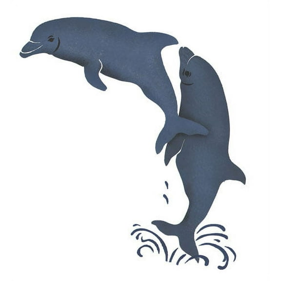 Dolphins Wall Stencil - DEE528 by DeeSigns