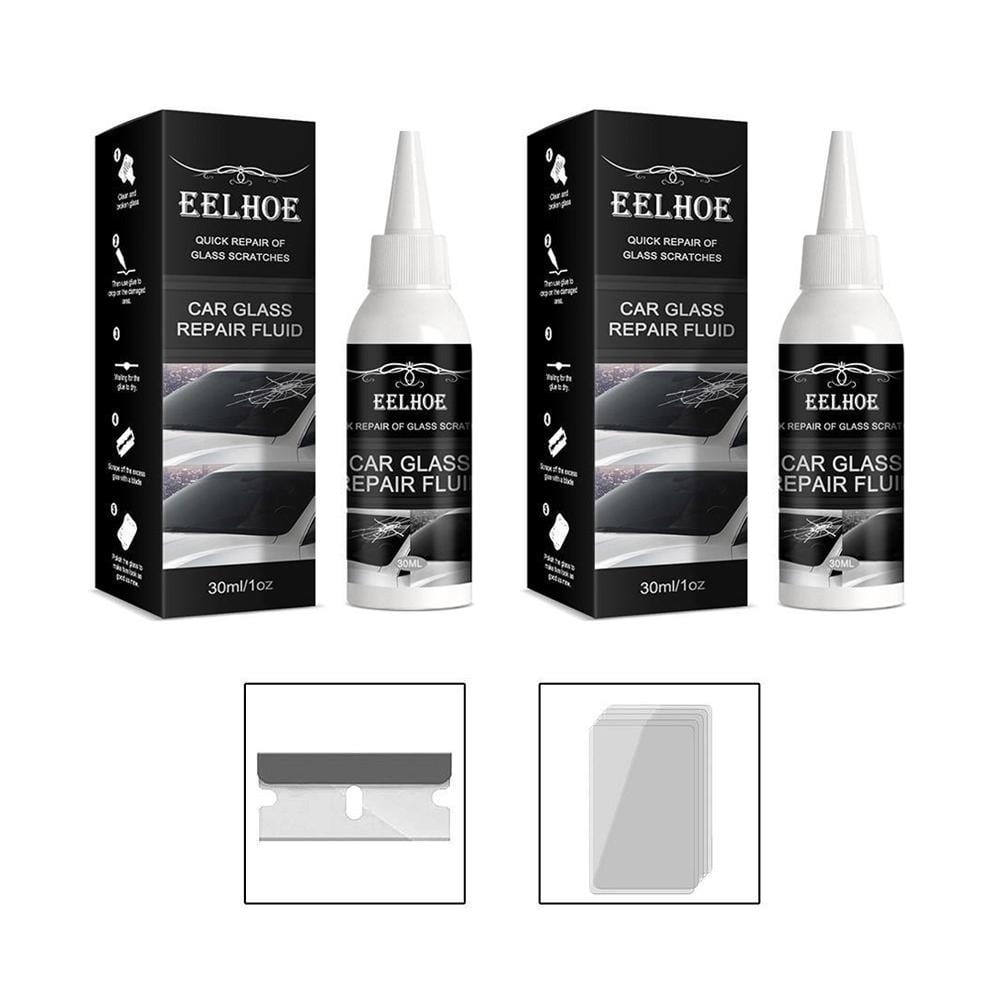 Dolpphoneven 2pcs Auto Glass Nano Repair Fluid Car Windshield