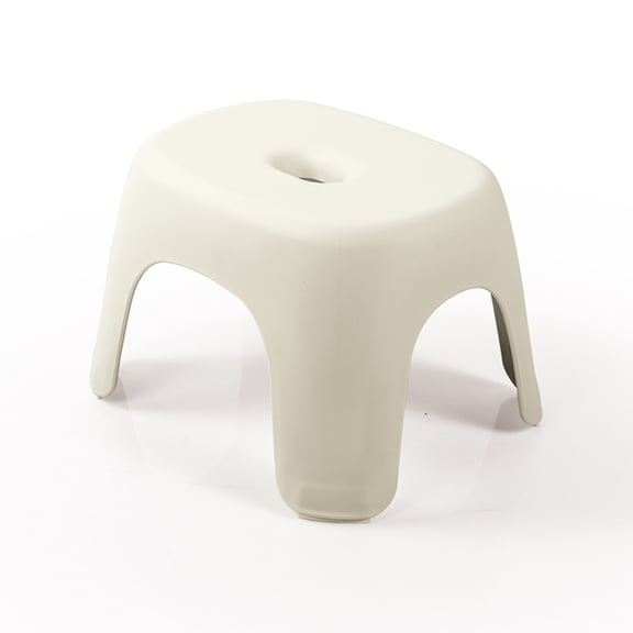 Dolu Nuve Kids Non Slip Step Stool Plastic Toddler Helper for Bathroom, Relax Beige