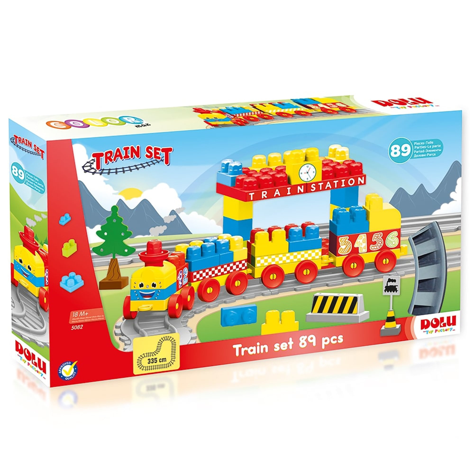 Dolu Train Set - 89 Pcs - Interactive Indoor Playground Toy Dolu Train Set - 89 Pcs - Interactive Indoor Playground Toy