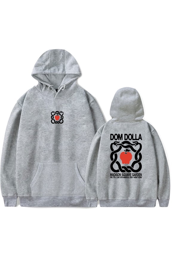 Dom Dolla MSG Snake Merch Hoodie Pockets Drawstring Unisex Hooded Sweatshirt Fashion Clothing