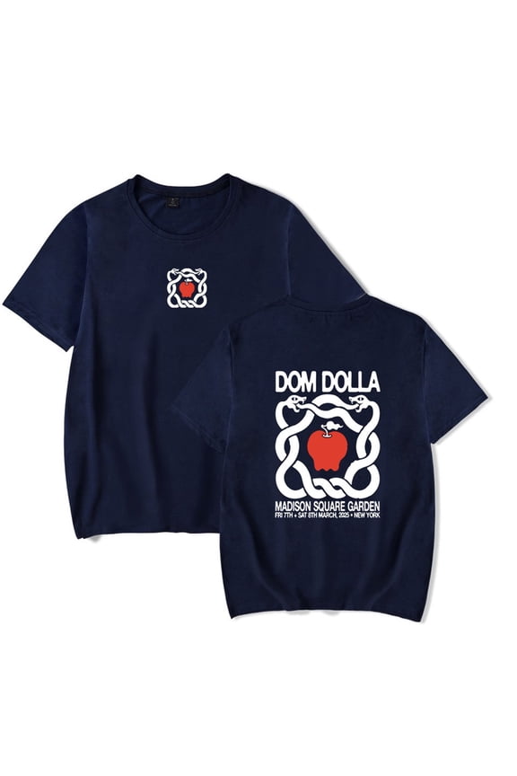 Dom Dolla MSG Snake Merch Short Sleeve T-shirt Unisex Fashion Crew Neck Top