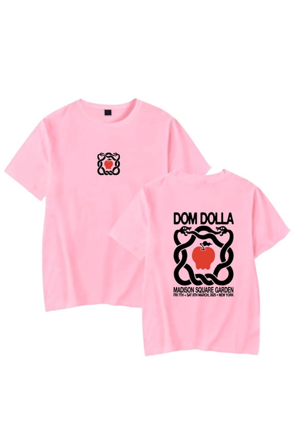Dom Dolla MSG Snake Merch Short Sleeve T-shirt Unisex Fashion Crew Neck Top