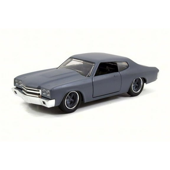 Dom's Chevy Chevelle SS, Primer Grey - JADA 97379 - 1/32 Scale Diecast Model Toy Car