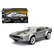 Doms Ice Charger "Fast & Furious" F8 Movie 1/24 Diecast Model Car by Jada